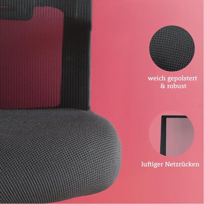 Офісний стілець для дому та офісу, компактний, ергономічний, без підлокітників