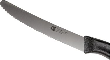 Набір ножів ZWILLING Gourmet 7-тг. та 6-тг. з бруском, нержавіюча сталь, Twin Grip, чорно-коричневі ручки