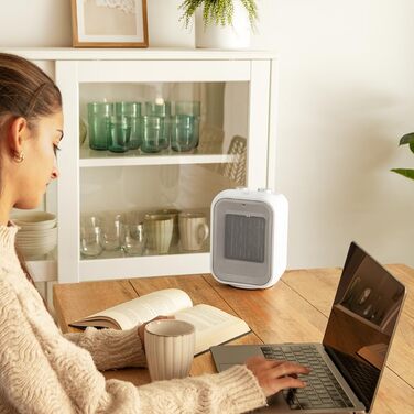 Обігрівач настільний Cecotec ReadyWarm 1500 Max Ceramic Rotate - керамічний, 1500 Вт, з регулюванням температури та 3 режимами, площа обігріву 15 м²