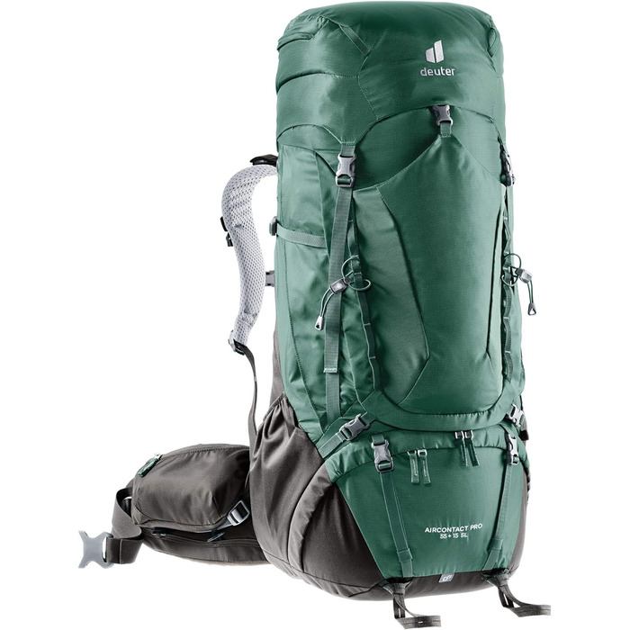 Жіночий трекінговий рюкзак deuter Aircontact Pro 5515 SL Seagreen-coffee