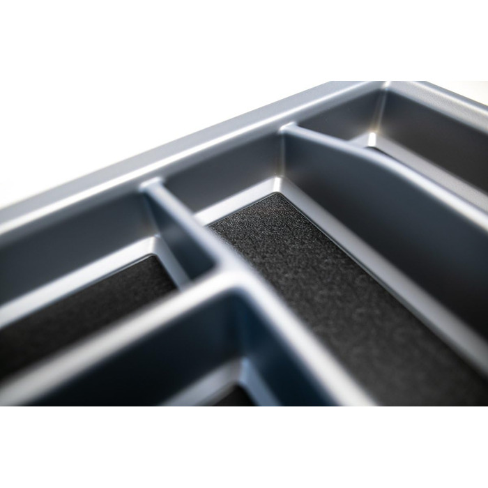 Шухляда для столових приборів Lana Solution 60 мм (срібляста, 519 мм x 473,5 мм)