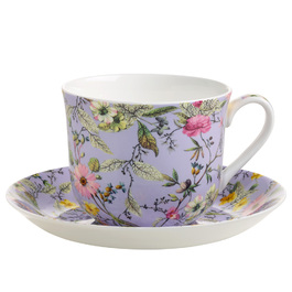Чашка для чаю з блюдцем Maxwell & Williams Winter Bloom KILBURN, фарфор, 17,5 х 17,5 х 9 см, 480 мл
