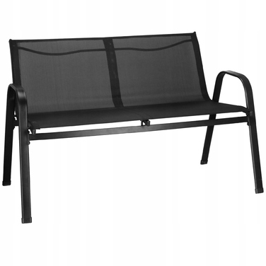 Комплект садових меблів Springos, метал, чорний, 4 предмети