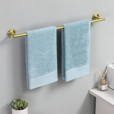 Тримач для рушників KES, стійка для рушників, нержавіюча сталь SUS304, настінний, 70 см, щіткова обробка, A2000S70B-2