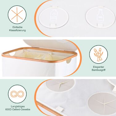 Контейнер для збору пляшок Relaxdays з двома відділеннями