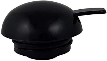 Термос Helios Top Push, 1 літр, чорний (пластикова ізоляція)