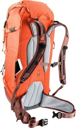 Чоловічий рюкзак для лижного туризму deuter Freescape Lite 26 (1 упаковка) 26 л Papaya Umbra