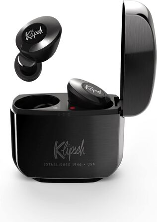 Бездротові навушники Klipsch II True Wireless ANC Gun Metal, універсальний розмір, шумозаглушення
