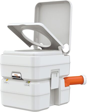 Інноваційна портативна інжекторна туалет Seaflo LIGHTEU 4.75 Gallonen для кемпінгу, дому та автодому