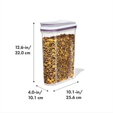 Контейнер OXO Good Grips Pet POP для корму для тварин, 4.2 л з лопаткою | Ідеально для до 1,8 кг корму для собак або 1,6 кг для котів | Герметичний, BPA-free