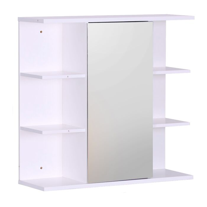 Дзеркальна шафа Relaxdays з 8 полицями