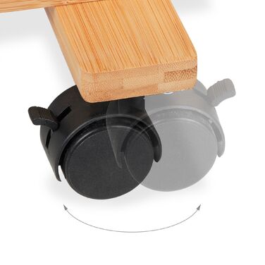 Поличка для рослин Relaxdays з бамбука