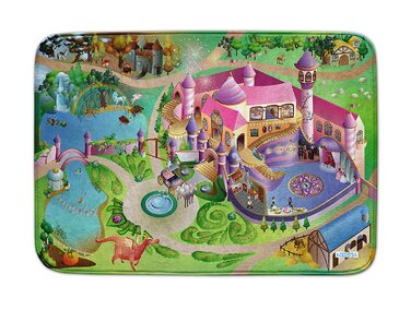 Килимок для ігор Ultrasoft - нековзний 100 x 150 см (дитячий килимок для ігор House Of Kids Ultrasoft-нековзний 100 x 150 см (принцеса