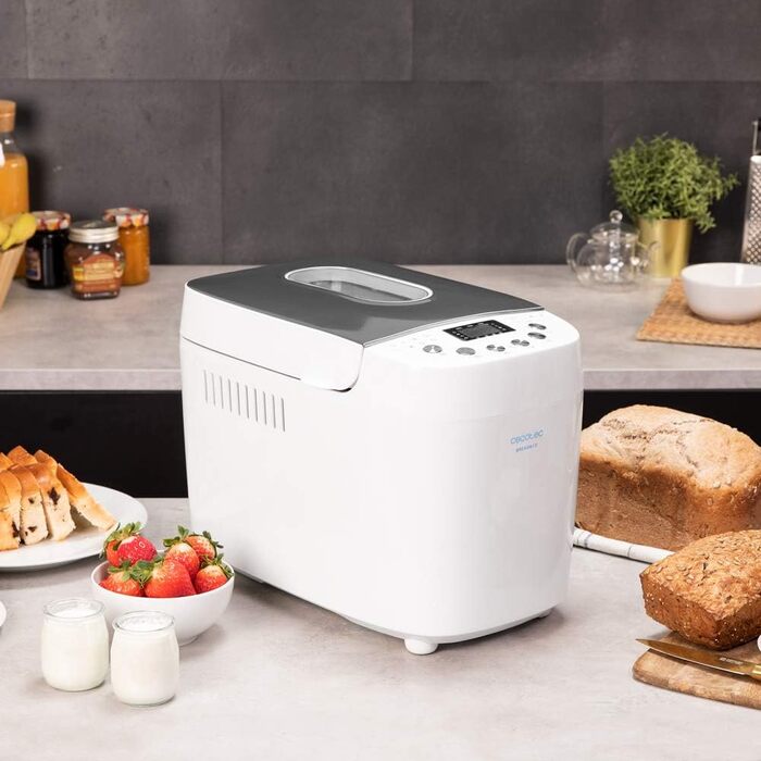 Хлібопечка Cecotec Brotbackautomat Bread&Co 1500 PerfectCook: 850 Вт, 1,5 кг, 15 програм, таймер, миється, рецепти