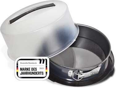 Форма для випічки Zenker Springform Deluxe Ø 28 см з кришкою, чорна металік, 1 шт.