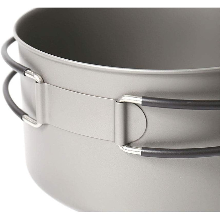 TOAKS Titan: Набір посуду для кемпінгу та хакінгів (1350мл) - сковорода, каструля, миска