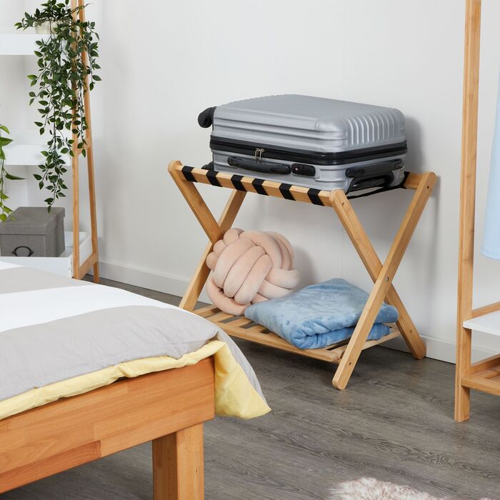 Підставка для валіз Relaxdays з бамбука