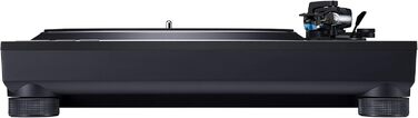 Програвач вінілових платівок Technics SL-100C з прямим приводом, картриджем AT-VM95C, автоліфтом, трьома швидкостями, пилозахистом і PHONO-кабелем, чорний
