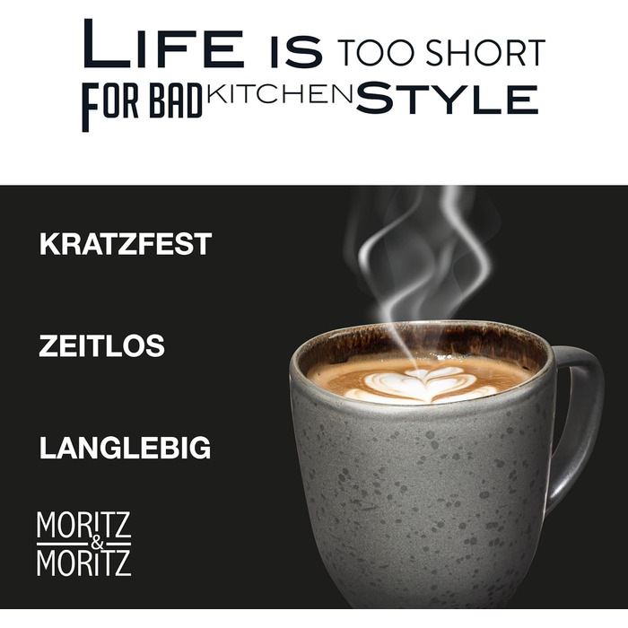 Набір посуду Moritz & Moritz ORGANIC на 6 осіб (24 шт.) - елегантний набір з високоякісної кераміки. Включає: 6 тарілок для вечері, десерту, супу та чашок (бежевий).