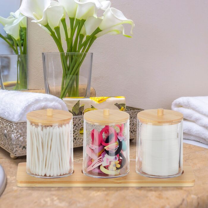 Контейнер для ватних паличок Relaxdays з підставкою