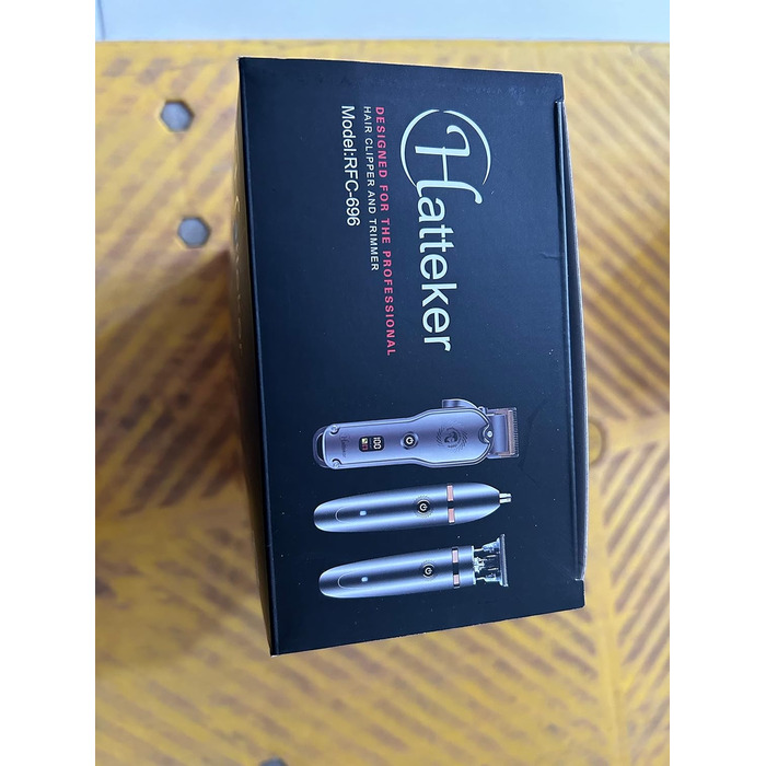 Тример для бороди Hatteker Hair Clipper Чоловічий Т-подібний тример з головкою Точний тример IPX7 водонепроникний