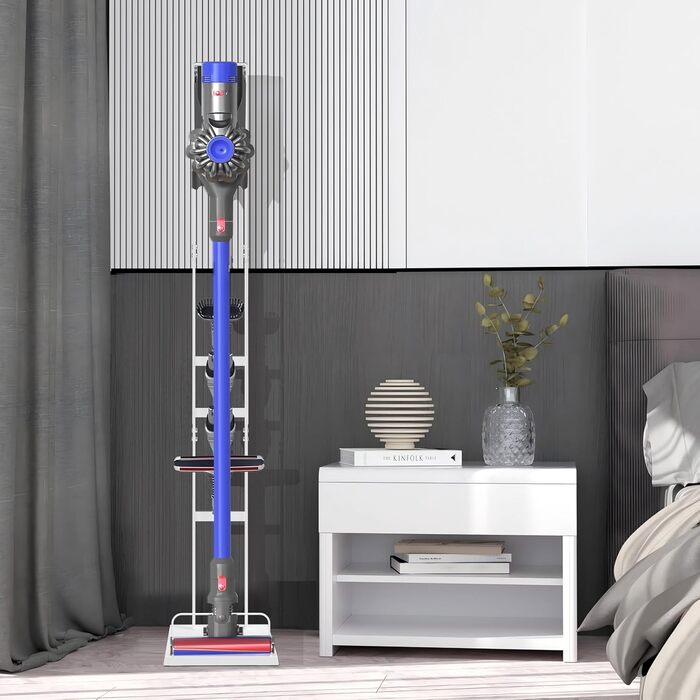 Підставка для пилососа Yawinhe для Dyson V15-V6, тримач аксесуарів, білий