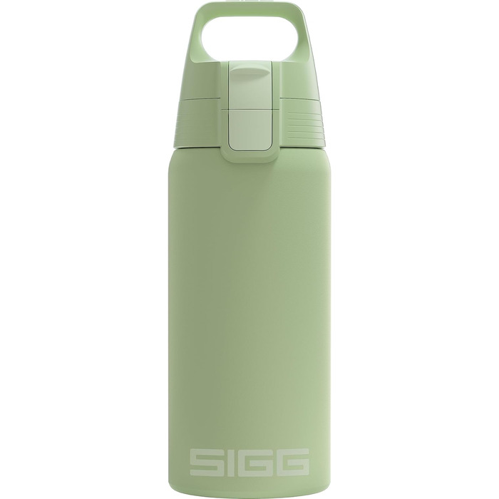 Ізольована пляшка для води - Shield Therm One - Підходить для газованих напоїв - Герметичний - Можна мити в посудомийній машині - Не містить бісфенолу А - 90 переробленої нержавіючої сталі - синій - 0,75 л (еко-зелений, 0,5 л)