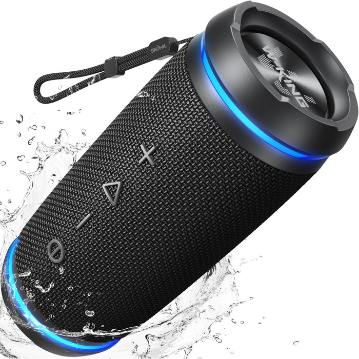 W-KING Портативна Bluetooth Колонка 36W з 360° Звуком, IPX6 Водовідштовхування, AUX, 30 годин роботи, для дому, відпочинку, подорожей та гольфу