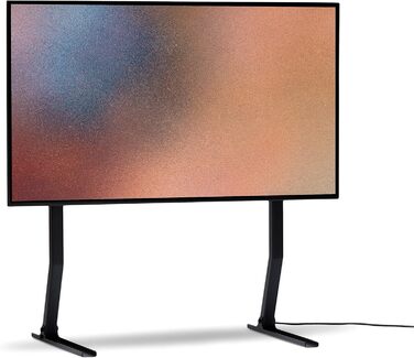 Підставка для телевізора 40-70 дюймів | Стильна підлогова стійка для ТБ | Чорна підставка для телевізора Charcoal