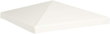 Накриття для альтанки 310 г/м 3x3м Антрацит Змінний дах Маркіз Брезент (кремово-білий)