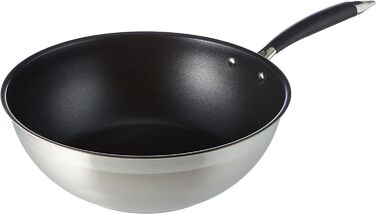Сковорода вок Domopolis Basics, 28 см, чорна