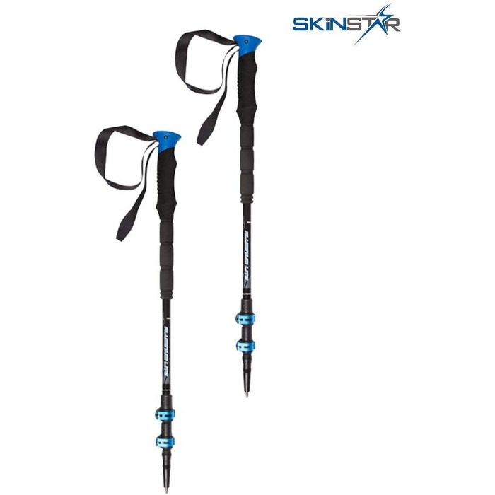 Трекінгові палиці Ski Pole Ski Touring Pole Лижні палиці для походів (ЧОРНИЙ/СИНІЙ), 1 Touring Pole