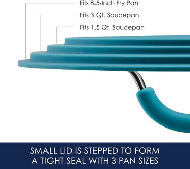 Набір посуду Rachael Ray Cook + Create, 10 предметів, антипригарне покриття, блакитний (Agavenblau)