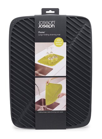 Складний зливний килимок Joseph Joseph 43,5х31,5 см сірий