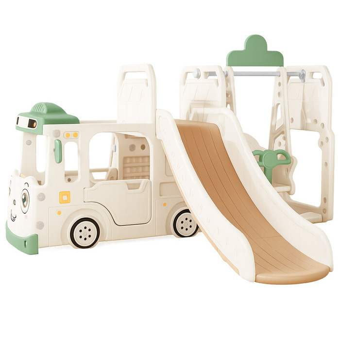 Дитячий ігровий комплекс Mealux Amber White / Green (арт. KD-B010 White / Green)