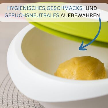 Набір для випічки Westmark Back-Set 4 шт. (Миска, Quirltopf, мірна склянка, скребок/деформувач), пластик, білий/червоний/прозорий