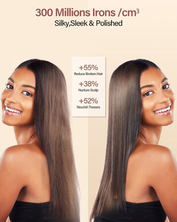 Іонний фен для волосся DEWILY з безщітковим двигуном 110,000 RPM, магнітним дифузором та 2 насадками, рожевий