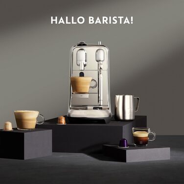 Кавомашина Sage Creatista Plus SNE800, перлинно-біла, Sea Salt
