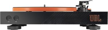 Вініловий програвач JBL Spinner BT з Bluetooth та aptX HD, чорний/помаранчевий, преміум-якість