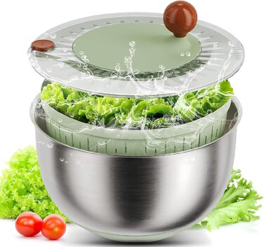 Салатниця-швидкоосушувач, 5 літрів, пластик, BPA-free