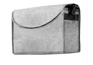 Дитяча коляска 3 в 1 PU-Leder, зручна багатофункціональна комбінована коляска, алюмінієва рама, висока позиція сидіння, складна коляска (L518 Khaki, сірий V8, модель 3 в 1-V8)