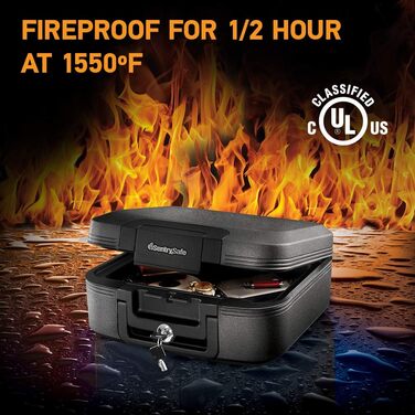 Сейф SentrySafe CHW20221 вогнестійкий, антрацитовий колір, об'єм 0.28 м³