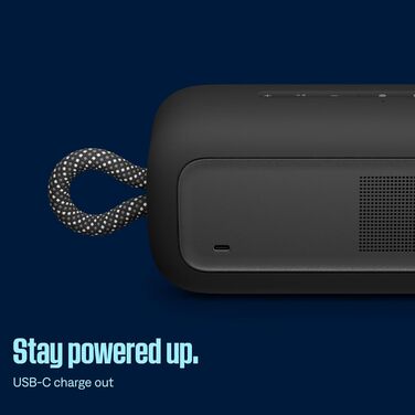 Портативна Bluetooth-колонка Bose SoundLink Plus, чорна - до 20 годин роботи від акумулятора
