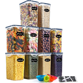 Набір контейнерів для зберігання YASHE 24 шт. з кришкою, герметичні, BPA-free, для сухих продуктів