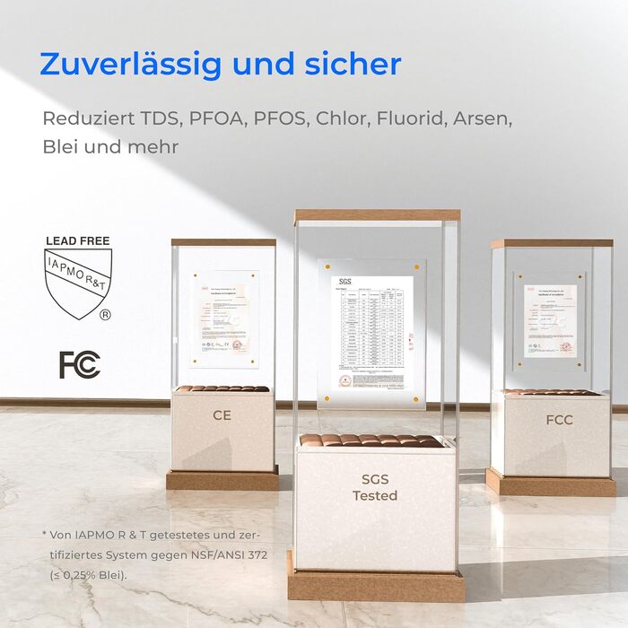 Система зворотного осмосу Waterdrop CoreRO для встановлення на стільницю з миттєвим гарячим водопостачанням, 5 температурних опцій, 6-ступенева фільтрація, 3:1 чиста вода до відпрацювання, зменшує PFAS, без встановлення, WD-C1H