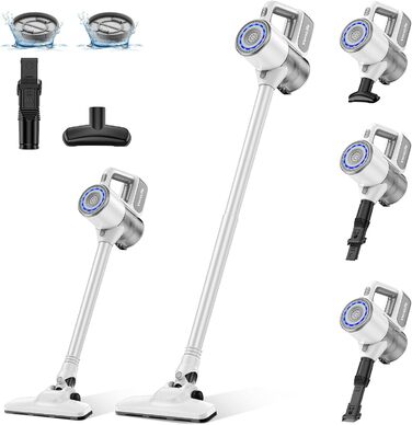 Верслиф S6PRO акумуляторний бездротовий пилосос, електричний, 30 кПа, HEPA-фільтр, 30 хвилин роботи, для підлоги та шерсті тварин