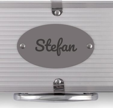 Набір для гриля 3 шт. з нержавіючої сталі: шампури, щипці, лопатка з гравіюванням імені