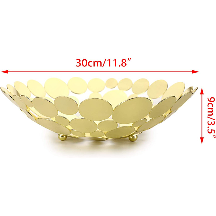 Кошик для зберігання фруктів на стільниці Sumnacon, металева миска для зберігання фруктів, кухонний і обідній стіл, кошик для демонстрації фруктів, миска для хліба, G