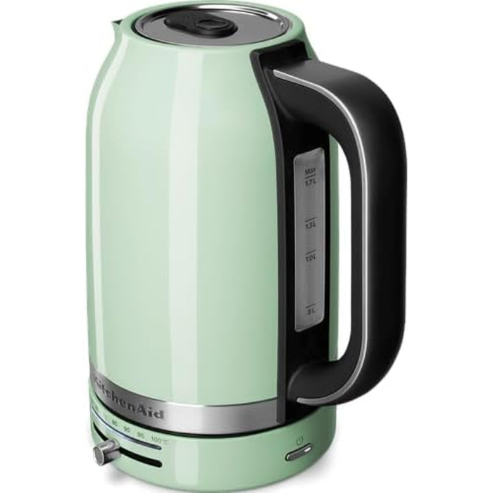 Електричний чайник KitchenAid 1.7L з регулюванням температури (50-100°C), з фільтром від накипу, Pistazie