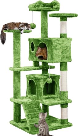 Меблі для котів, лазіння по дереву для котів, (137 см, зелений)